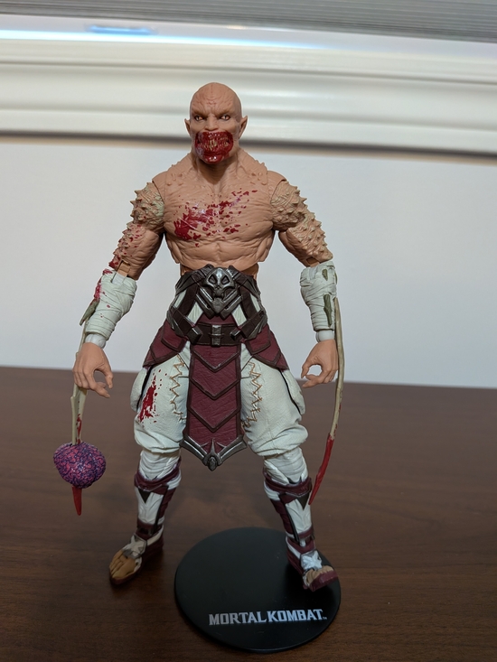 McFarlane Toys Other - Mortal Kombat Baraka Action Figure - White and Burgundy Outfit